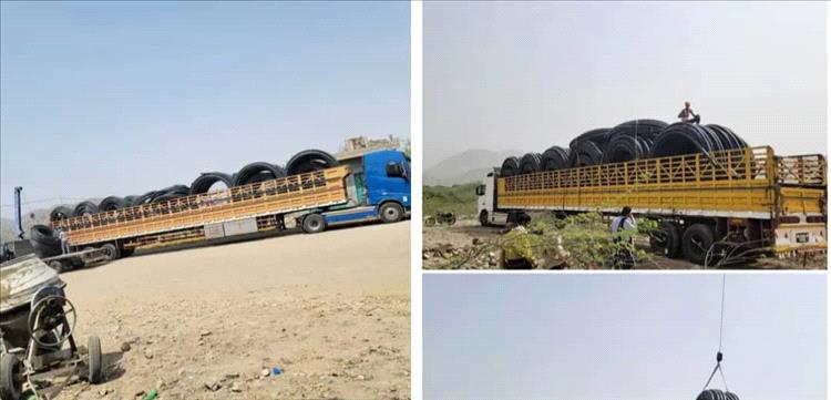 لحج.. الصليب الأحمر يوصل شحنة جديدة من إمدادات المياه إلى طور الباحة