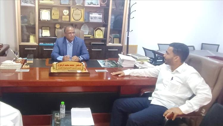 وزير الشؤون الاجتماعية والعمل يلتقي رئيس مؤسسة شروين للتنمية الإنسانية