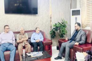 وزير الأشغال يناقش مع مشروع الأشغال والصندوق الاجتماعي تنفيذ مشاريع تنموية في المحافظات المحررة