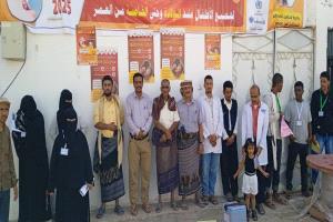 لدهم والمحضار يدُشنا  الحملة الوطنية الطارئة للتحصين ضد مرض شلل الأطفال في مديرية حبان