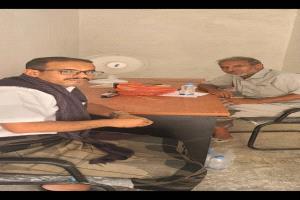 مدير مؤسسة المياه بمديرية القطن يدشن مكتب التحصيل بمنطقة العقاد