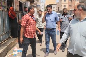 مدير عام المنصورة يشدد على إستمرار ضبط المواد الغذائية المنتهية الصلاحية