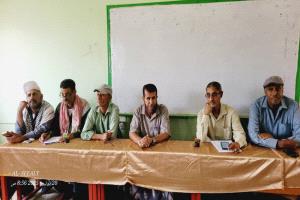 الجعدي يعقد إجتماعا موسعا مع مدراء المدارس في مديرية الضالع ويخرج بعدة توصيات