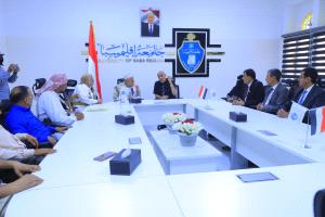 اللجنة البرلمانية تزور جامعة إقليم سبأ وتشيد بتطورها الأكاديمي