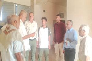 مدير عام الملاح يستقبل لجنة فنية من وزارة المياه والبيئة والصرف الصحي للاطلاع على اوضاع المياه والصرف في المديرية