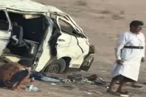 حادث مروع على طريق تعز – طور الباحة – عدن