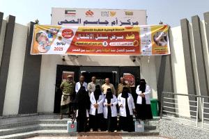 مدير عام تبن ومدير الصحة يدشنان الحملة الوطنية للتحصين ضد شلل الأطفال
