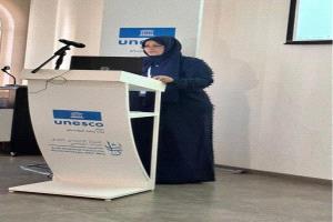 رئيس جامعة عدن يهنئ الدكتورة هناء القهبي لمشاركتها في فريق الخبراء لإدراج التراث اليمني عالميًا