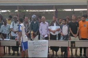 مكافحة المخدرات بأبين تنفذ فعالية رياضية بالشراكة مع مؤسسة تمكين للتنمية ومؤسسة سفراء الخير