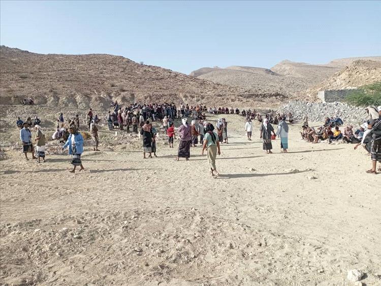 تشييع جثمان الشيخ سالم صالح الكاهور في مدينة لباخة بالمحفد