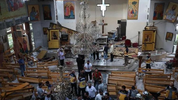 الصحة السورية: 20 قتيلاً على الأقل وعشرات المصابين في "تفجير انتحاري" استهدف كنيسة مار إلياس في دمشق