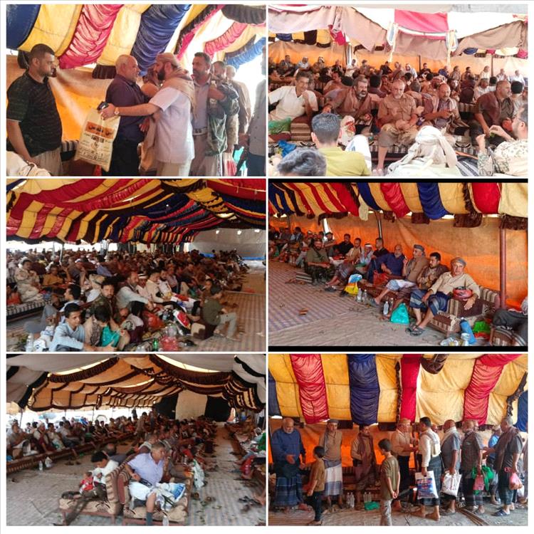الضالع ...قيادة المكتب السياسي للمقاومة الوطنية وقيادات عسكرية تقدم واجب العزاء لاسرة آل الرويشان بقعطبة