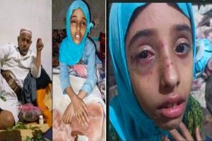 مُسن يُقدم على ضرب طفلة بشكل وحشي عقب شجارها مع حفيده