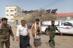 انتقالي خنفر يزور إدارة أمن المديرية ويتفقد أوضاع النزلاء في سجن جعار