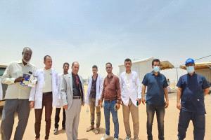 مدير عام مكتب الصحة العامة والسكان بمحافظة الجوف يدشن النشاط الايصالي التكاملي المرحلة الثانية للعام 2025م.