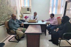 إجتماع يناقش آليات الرقابة الصحية على عمل المنشآت الطبية في الشيخ عثمان