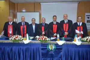 الدكتوراه في الهيدروجيولوجيا من جامعة المنصورة للباحث حكيم علي حسين مساعد مبتعث كلية النفط والمعادن جامعة شبوة