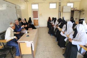 الشبحي يتفقد معهد الدكتور أمين ناشر ويبشر بدعم جديد للعملية التعليمية