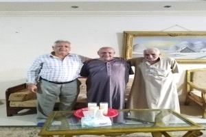 الجرادي والمقشي يطمئنان على صحة الفارع