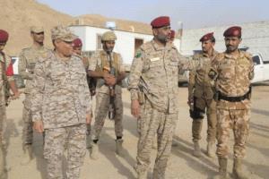 قائد محور الغيضة يؤدي صلاة عيد الأضحى مع القادة العسكريين والمقاتلين