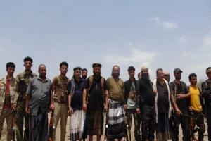 قيادة الوية المغاوير بالساحل الغربي تزور اللواء الثاني مغاوير بالضالع