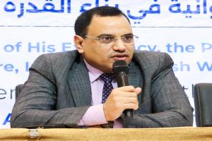 لدى افتتاحه ورشة تأهيل وادي حجر بحضرموت .. الوزير السقطري يشدد على تنفيذ المشروع كنموذج للأمن المائي والغذائي لبلادنا