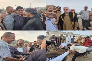 جموع غفيرة يشيعون جثمان فقيد الوطن المناضل الاكتوبري الردفاني صالح سريع وكيل محافظة لحج