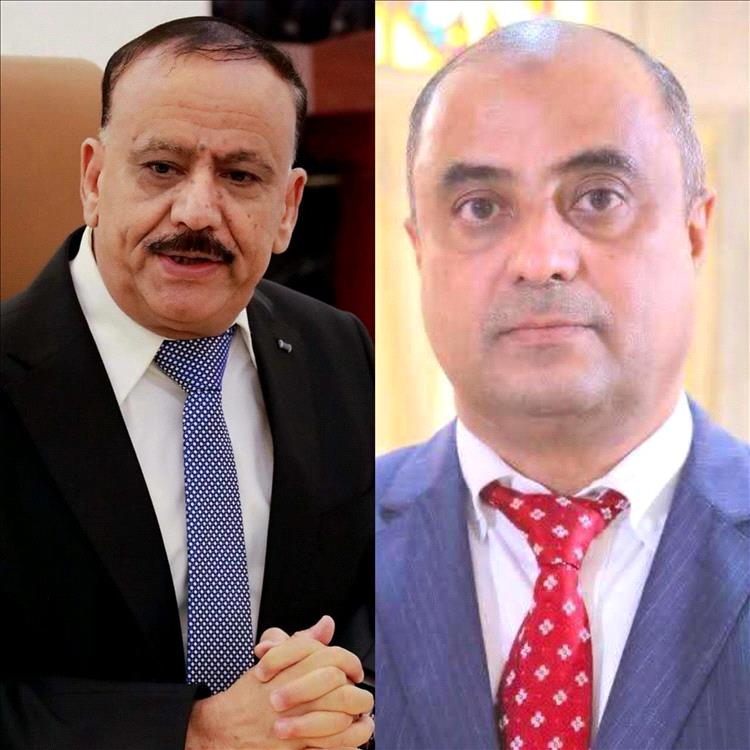 وزير النقل يهنئ بن بريك بمناسبة تعيينه رئيسا للوزراء وبن مبارك مستشارا لمجلس القيادة الرئاسي