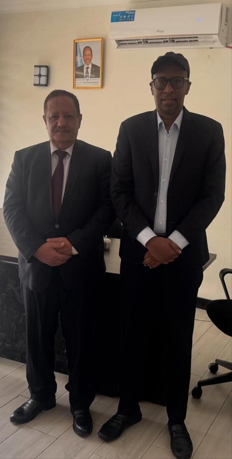 السفير الحنق يلتقي وزير الطاقة الصومالي