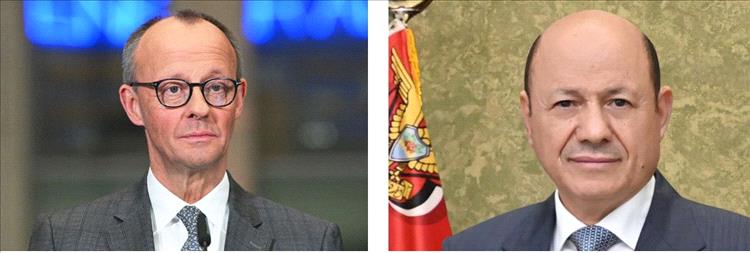 رئيس مجلس القيادة يهنئ المستشار الالماني الجديد