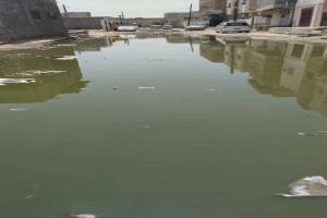 سكان أحياء الممدارة يعانون من طفح مياه المجاري والصرف الصحي داخل الشوارع والمنازل