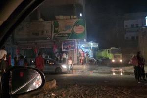 اندلاع حريق هائل في بقالة بدارسعد
