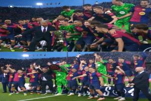 برشلونة يتوج بلقب الدوري الإسباني للمرة الـ28 بقيادة هانز فليك