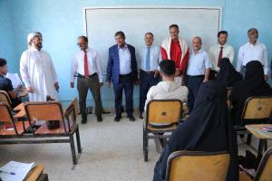 نيمر يدشّن الامتحانات النهائية للفصل الدراسي الثاني في كليات جامعة المهرة