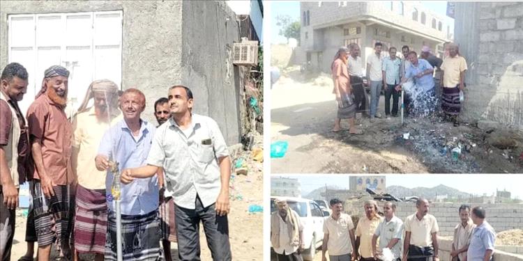 لحج..انجاز مشروع مياه يخدم الألآف في طور الباحة