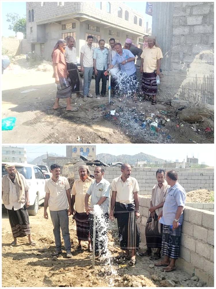 لحج.. إنجاز مشروع مياه يخدم الألآف في طور الباحة