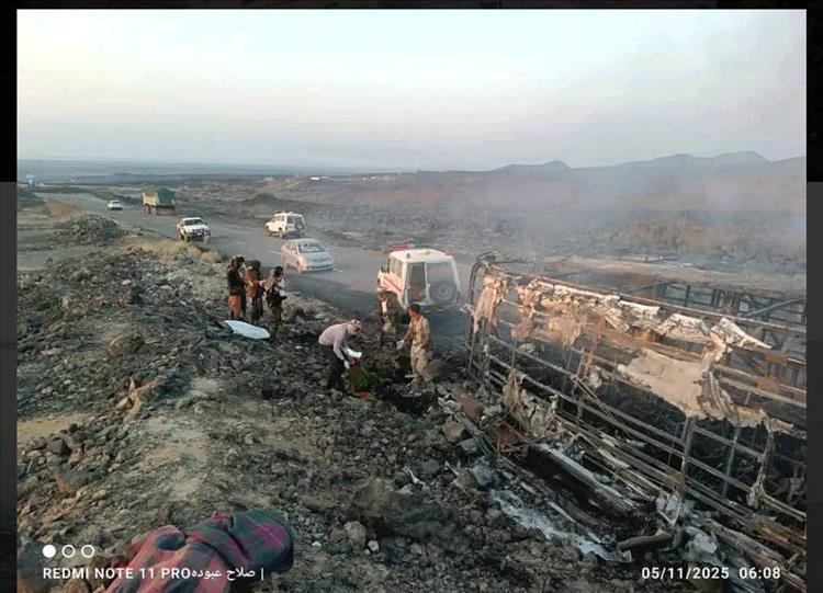 بيان تعزية وتوصية عاجلة من قيادة محور أبين العملياتي للحادث المروري في العرقوب