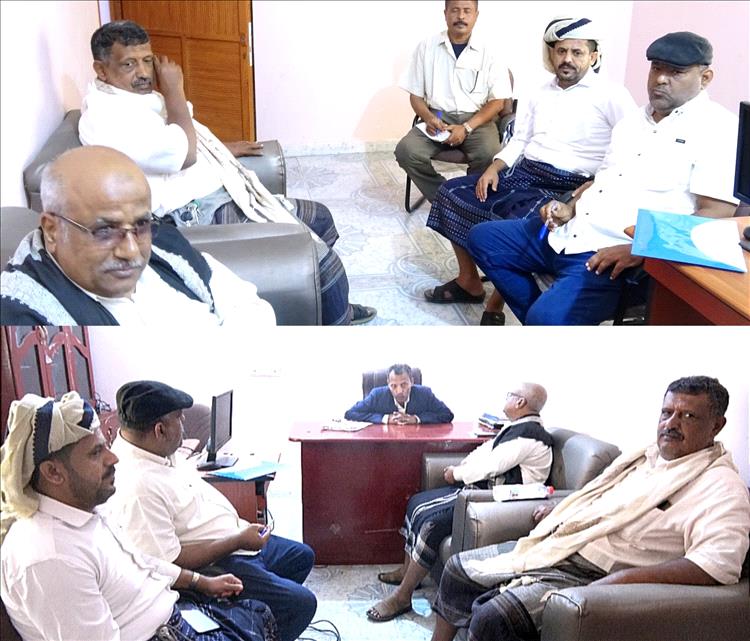 محافظ أبين يلتقي المستثمر راشد الهمامي لمناقشة استثمار محاجر الجبس في أحور