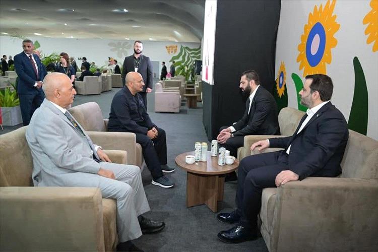 عضو مجلس القيادة طارق صالح يلتقي الرئيس السوري