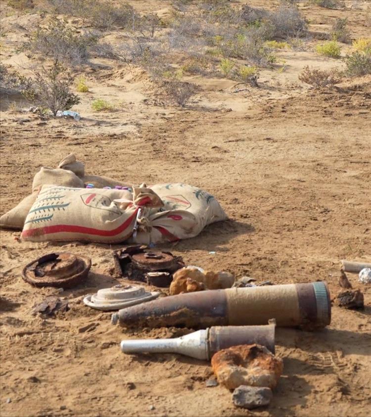 مسام يعلن نزع 38 لغماً مضاداً للدبابات في جنوب ميدي بحجة