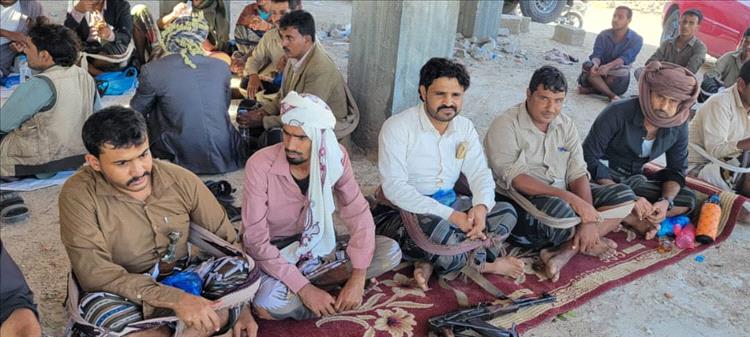 انعقاد اللقاء التشاوري لمشايخ وشباب وشخصيات مديرية رضوم