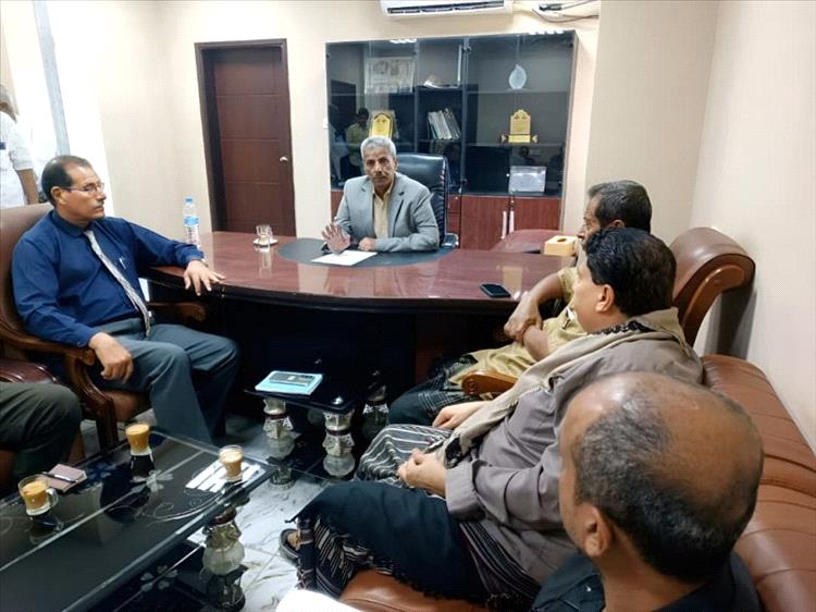 محافظ لحج يبحث مع الـ (هابيتات) تدخلاته في عدد من المشاريع بالمحافظة