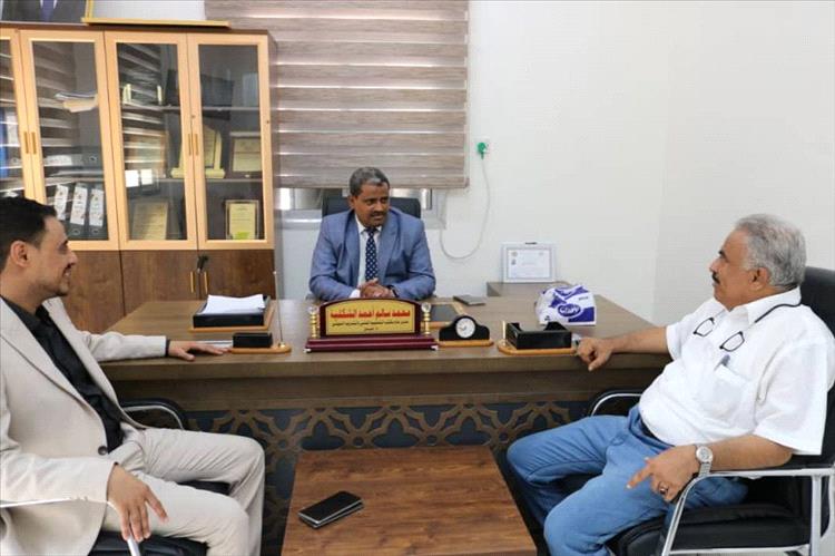المحولي يطلع على سير العمل في مكتب التعليم الفني والتدريب المهني بعدن
