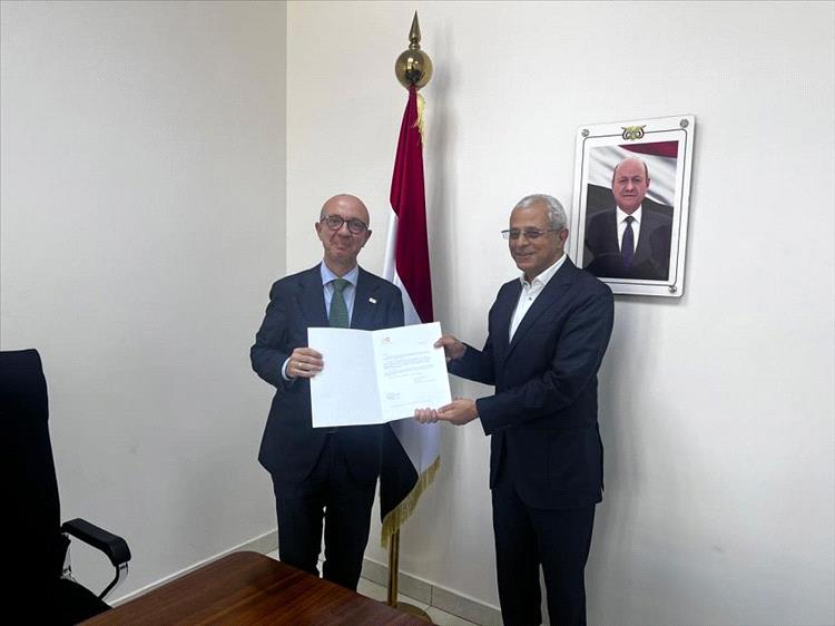 نائب وزير الخارجية يتسلم اوراق اعتماد الممثل الجديد لصندوق الأمم المتحدة للسكان