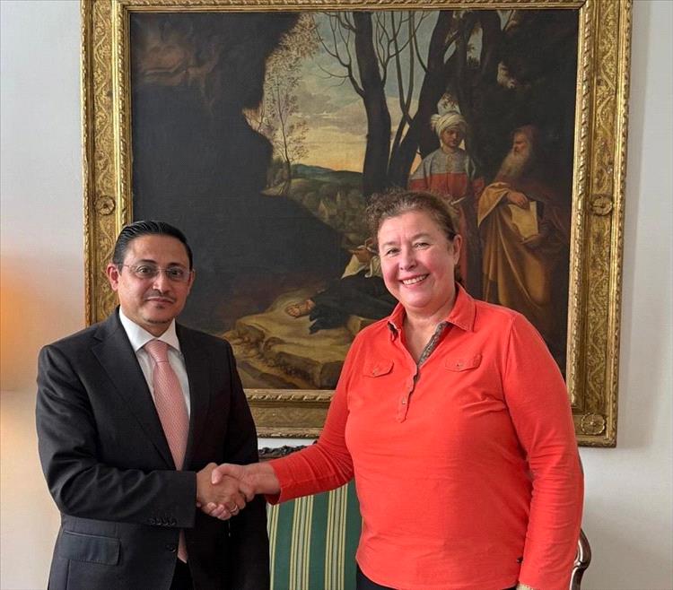 السفير شجاع الدين يلتقي رئيس دائرة الشرق الاوسط بوزارة الخارجية النمساوية