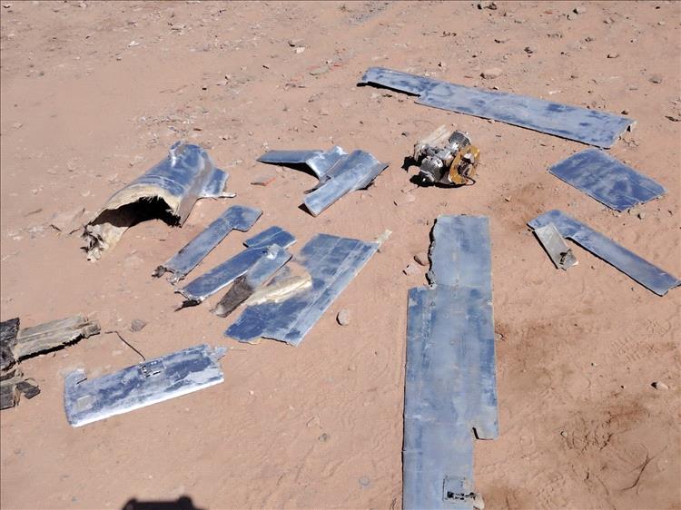 صعدة.. قوات محور الرزامات تسقط طائرة مسيرة  في مديرية الصفراء