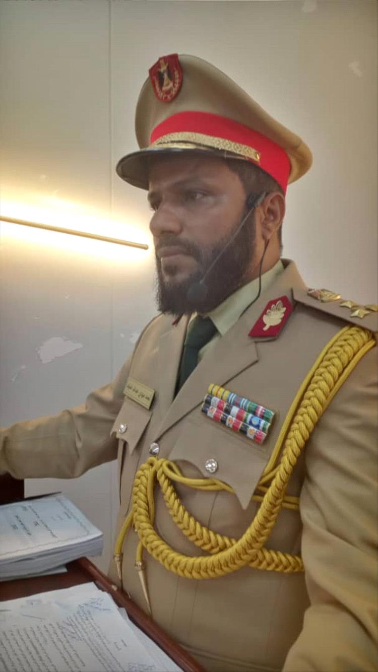 مناقشة زمالة كلية الدفاع الوطني للباحث العميد أحمد مهدي بن عفيف