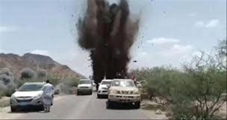 إنفجار عبوة ناسفة يستهدف دورية عسكرية شرق أبين