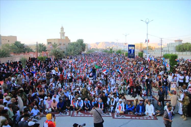 احتشاد جماهيري واسع في سيئون لإحياء الذكرى الـ58 للاستقلال الجنوبي بدعوة من المجلس الانتقالي