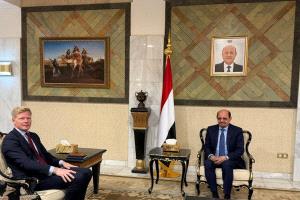 وزير الخارجية يلتقي المبعوث الاممي إلى اليمن